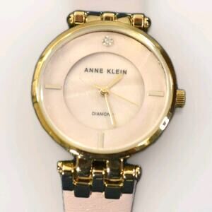 Anne Klein AK/2684 Women's 28mm Gold Tone MOP Dial Watch